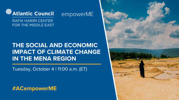 The economic and social impact of climate change in the MENA region ...